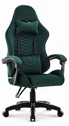Комп'ютерне крісло Hell's HC-1000 Green (тканина) - мініатюра 2