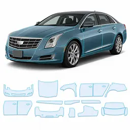Антигравійна захисна бронеплівка за лекалами для Cadillac XTS I 2013-2019 - повний кузов