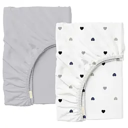 Набір простирадло на резинці 160х200 GREY LOVE COSAS (4822052404935)