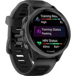 Смарт-годинник Garmin Forerunner 570 42mm Slate Gray Aluminum with Translucent Black/Black Band (010-02970-00) [138716] - мініатюра 2
