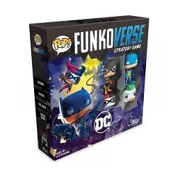 Настільна гра Funkoverse DC Comics стратегічна для 2-4 гравців з 4 фігурками різнокольорова - мініатюра 2