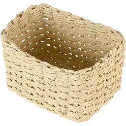 Кошик плетений МВМ My Home (MVM) TH-34 S 17х11х11 см бежевий (TH-34 S BEIGE) - мініатюра 2