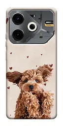 TPU чохол Demsky Сute doggy для TECNO Pova 6 Neo (LI6)