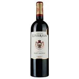 Вино Chateau Liversan Haut Medoc 2019 червоне сухе 0.75 л