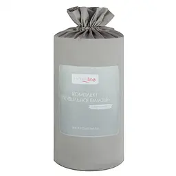 Комплект постільної білизни Home Line, сатин люкс, 220х200 см, сірий (155262) - мініатюра 2