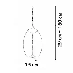 Підвісний світильник Friendlylight Sunshine PD A FL3097 - мініатюра 4
