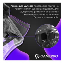 Геймпад Bluetooth джойстик GamePro GPS-13T Bluetooth 5.3/USB (PC/iOS/Android/PS3/PS4) DualShock RGB Transparent - мініатюра 6