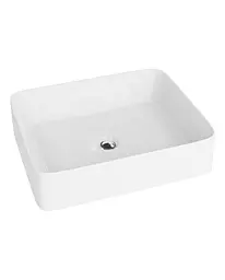 Умивальник накладний Lavita Luneza Grande 51x41 см кераміка білий (5900378301585)