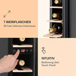 Вбудований винний холодильник Klarstein Vinovilla 7 Built-in Uno (10036178) - мініатюра 2