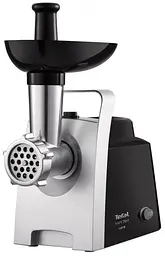 Tefal М'ясорубка HV1 7in1, 1400Вт, 1.7кг/хв, 3 решітки, насадка для ковбас, 3 терки, пластик, чорно-сріб. - мініатюра 2