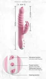 Вібратор Hannah USB Pink Boss Series 26-00158 98769 - мініатюра 7