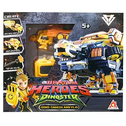 Динозавр-трансформер DINOSTER - МЕГА ДИНО-СМЕШ АНКІЛО DINOSTER EU580806 - мініатюра 4