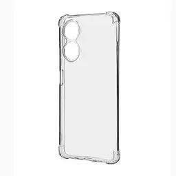 Прозрачный чехол для OPPO A58 4G с защитой камеры и усиленными бортами, тонкий, силиконовый, бесцветный, ударопрочный, противоударный бампер с закрытой камерой, ArmorStandart (ARM70735)