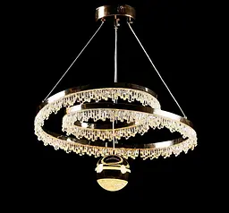 Люстра стельова LED Splendid Ray L151/2, 40Вт, золото, білий, сучасний стиль для дому - мініатюра 3