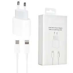 Зарядний пристрій 20Вт USB-C Power Adapter + кабель Lightning (S17199)