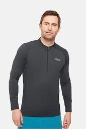 Чоловічий лонгслів Rab Sonic LS Tee L Темно-сірий
