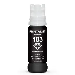 Чорнило PRINTALIST 103 для Epson L3100/3110/3150 70г Black водорозчинне (PL103BK) - мініатюра 2