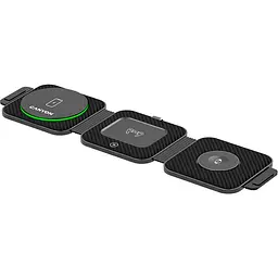 Зарядний пристрій Canyon WS-305 3 в 1 QI Black (CNS-WCS305B)