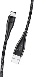 USB Кабель Usams Type-C U41 Braided 2A 1.0m Чорний