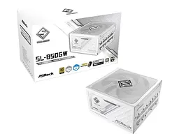 Блок живлення ASRock Steel Legend 850W White (SL-850GW) - мініатюра 5