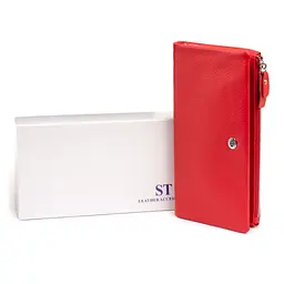 Жіночий шкіряний гаманець-клатч ST Leather 20,8х10х2 см acs0015263 - мініатюра 6