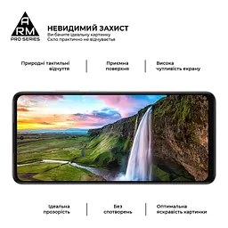 Захисне скло на OPPO A5X 4G/A5X 5G з олеофобним покриттям, Pro, повне проклеювання, антистатичний і пиловідштовхуючий шар, 9H, самоклеючеся, 2.5D, на весь екран, антистатичний клей, ArmorStandart (ARM85392) - мініатюра 4
