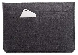 Чохол Gmakin Apple MacBook Pro 14` GM05-14 Felt Case (Black/Grey) [73580] - мініатюра 3