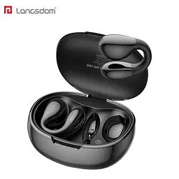 Навушники з спрямованим звуком бездротова Bluetooth 5.3 гарнітура Langsdom TS03 Black - мініатюра 3