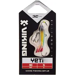 Балансир Viking Fishing Yeti Ice Jig 30mm 5.0g #2 Green Glam - мініатюра 2