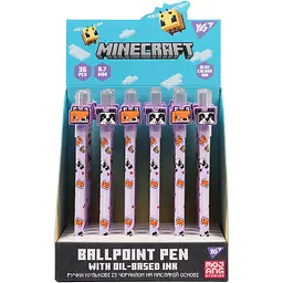 Ручка кулькова Yes Minecraft Spring 0.7 мм синя (412176) - мініатюра 3