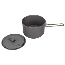 Каструля Bo-Camp Explorer Hard Anodized 1L Сірий-Зелений - мініатюра 3