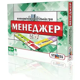 Настольная игра Большая Менеджер Strateg 30453 укр.