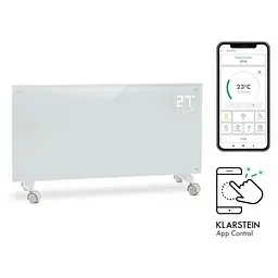 Конвекторний обігрівач Klarstein Bornholm Smart WiFi 2000 Вт білий (10034390) - мініатюра 2