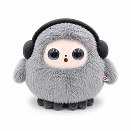 Інтерактивна м'яка іграшка Bobo GREY Smart AI Plush Toy з голосовим керуванням, Wi-Fi та мобільним застосунком Tuya