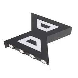 Подсветка Brille AL-604/8х1W NW LED IP54 BK