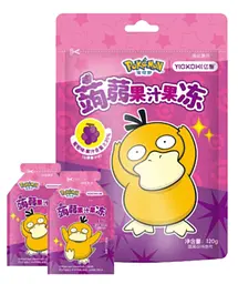 Желейні цукерки Yizhi Pokemon Konjac Juice Jelly Grape 120г - мініатюра 2