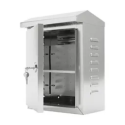 Шафа металева Trinix TRX-400MB-B (400*300*180) з поличкою (75-00364) - мініатюра 4