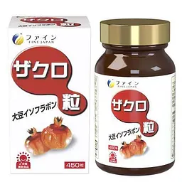Екстракт Fine Japan Pomegranate граната та ізофлавони сої 450 табл