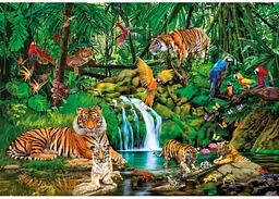 Пазл Clementoni Super: Відпочинок в джунглях, Нолі (Super - The Jungle Retreat Puzzle - 300 pcs.), 300 ел. (21721) - мініатюра 2