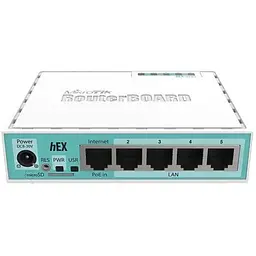 Маршрутизатор Mikrotik hEX 5xGE, 1xUSB, RouterOS L4