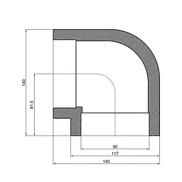 Кутник PPR Thermo Alliance 90, 90° DSE008 - мініатюра 1