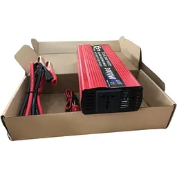 Портативний автомобільний інвертор перетворювач 12V-220V XPRO STRUM12 AR 3000W для котла, холодильника, насоса, кондиціонера (64596_848) - мініатюра 4