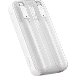 Зовнішній акумулятор Baseus Comet Digital Display 20000mAh 22.5W White PPMD020102 [125032] - мініатюра 5