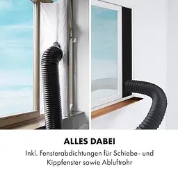 Кондиціонер мобільний Klarstein Metrobreeze New York Smart 12000 BTU/3,5 кВт (10035802) - мініатюра 8