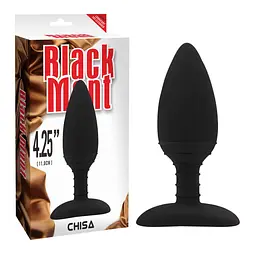 Анальная пробка Chisa Black Mont Libido 4.25,12, 2 см, черный