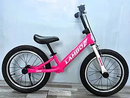 Велобіг Corso Lambo, рама, гальмо, колеса 16’’, дзвоник, LB-16702 - мініатюра 2