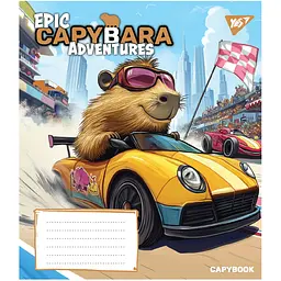 Набір зошитів Yes Epic Capybara А5 24 аркуші у лінію 20 шт. (767797) - мініатюра 3