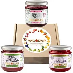 Джеми без цукру YAGODAR Смородина 3 шт (2346928000)