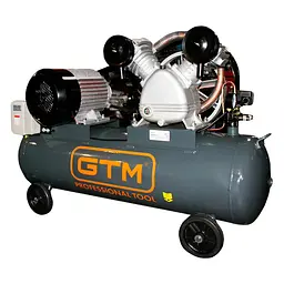 Компресор виского тиску ремінний GTM KC2090A-120L (120 л, 670 л/хв, 5.5 кВт, 380-400 В)