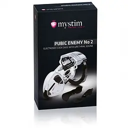 Mystim Pubic Enemy No 2 - Original - Клітка для члена з електростимуляцією, 8.6х5.2 см - мініатюра 2